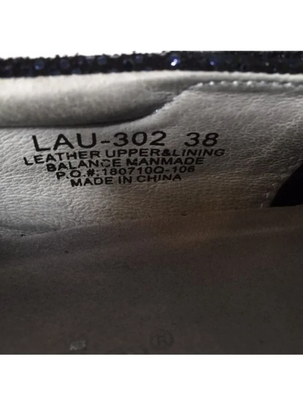 Alegria Womens Lauryn Cosmos Blue Metallic Leather Loafers size 38 US 8 8.5